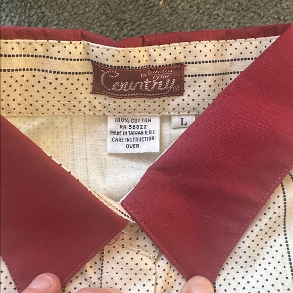 Vintage County by Loretta Lynn deadstock western pearl snap top - Picture 4 of 5